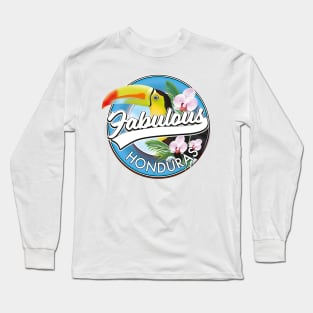 Fabulous Honduras Toucan Logo Long Sleeve T-Shirt